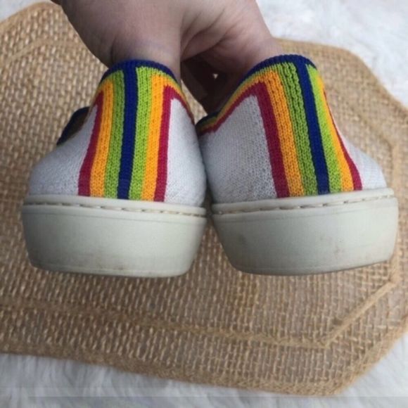 Rothys Rainbow Stripe Sneakers - Picture 9 of 16